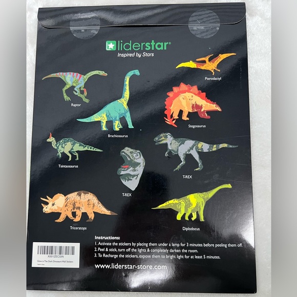 Free w another purchase / NEW Glow in the dark dinosaur wall stickers - Picture 2 of 5